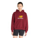 New Balance Γυναικείο φούτερ Athletics French Terry Logo Hoodie